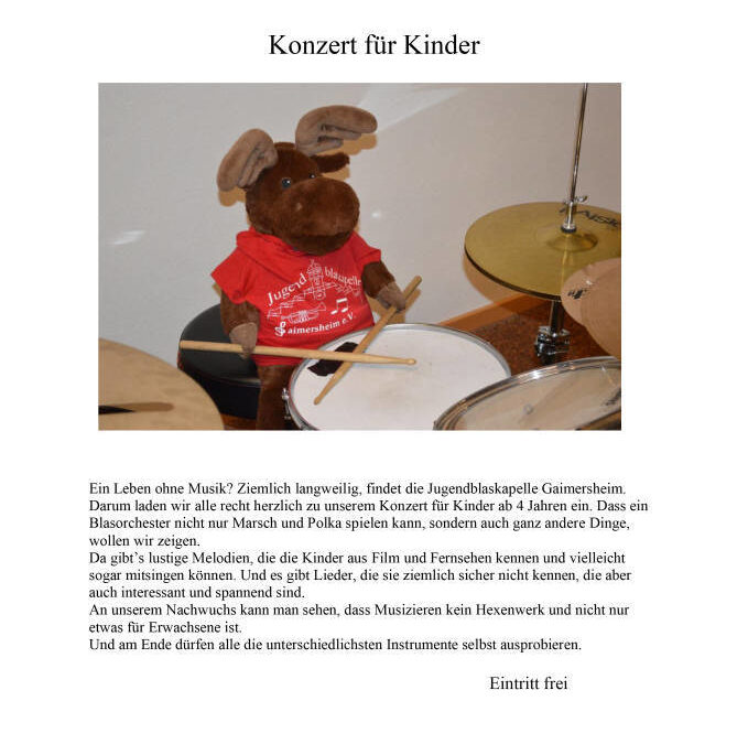 Konzert für Kinder